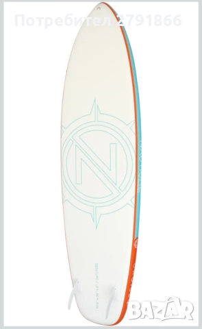 Надуваема дъска за гребане Падълборд iROCKER Nautical GO Cruiser,превъзходна маневреност 3м нов, снимка 3 - Водни спортове - 52407573