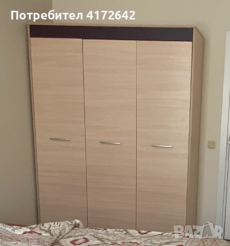 Гардероб, ракла и 2 нощни шкафчета