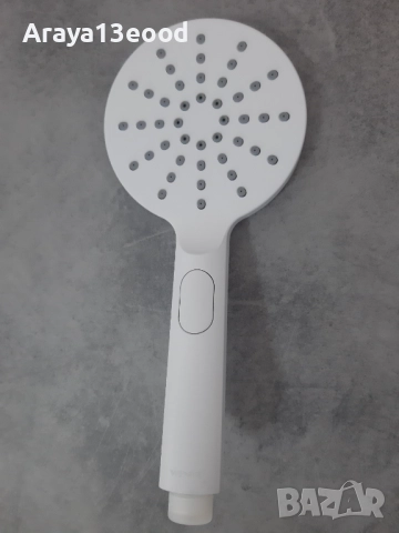 WENKO Дизайнерска душ слушалка с 3 типа водна струя, бяла, снимка 2 - Други - 52708023