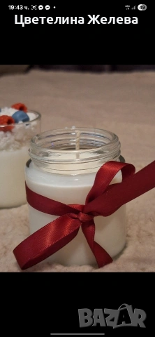 Ръчно изработени свещи , снимка 4 - Ръчно изработени сувенири - 53236224