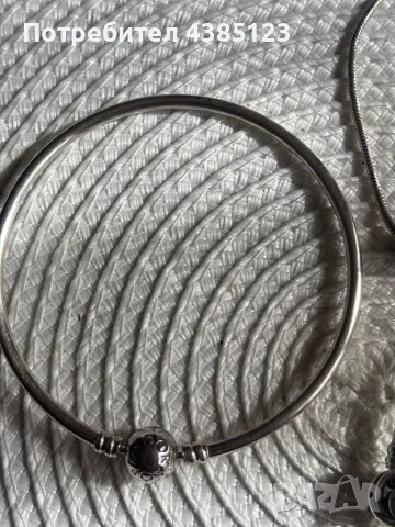 Сребърни гривни Pandora, снимка 5 - Гривни - 49779353