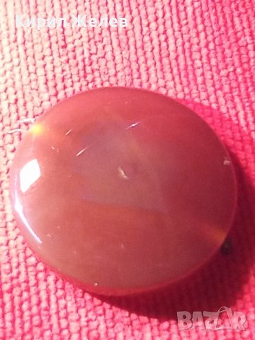 ЮВЕЛИРНО ШЛИФОВАН ПОЛИРАН КАРНЕОЛ АРТ ВИСУЛКА МЕДАЛЬОН БИЖУ 74001, снимка 9 - Колиета, медальони, синджири - 33790381