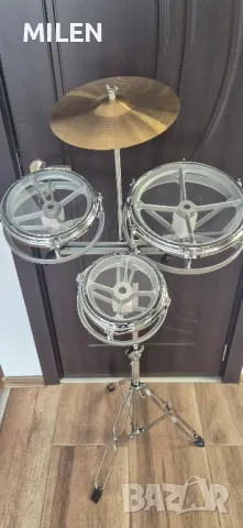 Рототоми във триъгълен вариант + 10 инча чинел + палки. , снимка 5 - Ударни инструменти - 49468354