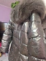 Сребристо зимно яке, 112 гръдна,80дължина , снимка 4