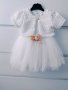 Бяла рокличка 🌸, снимка 1 - Бебешки рокли - 39854074