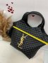Луксозна Черна чанта  YSL код DS12q103, снимка 4