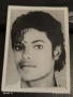 Винтидж снимка картичка на Michael Jackson рядка стара за КОЛЕКЦИОНЕРИ 51185, снимка 1