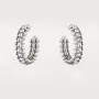 CARTIER Clash de Cartier White Gold Hoop Дамски Обеци, снимка 3