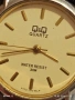 Красив дамски часовник Q/Q QUARTZ с кожена каишка перфектно състояние 51828, снимка 4
