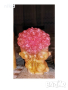 3D 2 мечета мече с букет цветя рози силиконов молд форма шоколад гипс смола свещ Свети Валентин, снимка 2