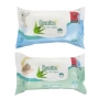 Мокри кърпи 120 бр с капак Bonita Baby Aloe Vera и на кашон, снимка 2
