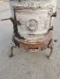 Антикварна чугунена печка с орнаменти, снимка 3