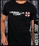 Черна тениска с щампа UMBRELLA CORP, снимка 1 - Тениски - 40937718
