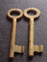 Два стари ключа за брава от соца за КОЛЕКЦИЯ ДЕКОРАЦИЯ БИТОВ КЪТ 41023, снимка 1