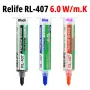 Relife RL-407 6,0 W/mK 20гр разноцветна термопаста за процесор CPU/GPU, снимка 1