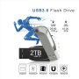 USB 3.0 флашка флаш памет 2 TB с Type-C, снимка 1 - USB Flash памети - 41875471
