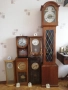Стари стенни часовници различни модели от различни времена , снимка 2