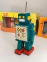 стара механична играчка Робот , снимка 5