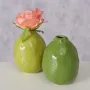 Ваза "Лайм"9х9х12 см./зелена ваза/керамична ваза, снимка 1