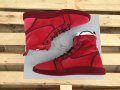 GIUSEPPE ZANOTTI Red Velvet High Top Sneakers Мъжки Велурени Кецове size 41, снимка 5