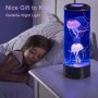 Настолна LED лампа аквариум с медузи , снимка 2
