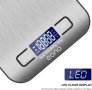 Цифрова кухненска везна Eono,неръждаема стомана,до 5 kg,градуиране 1g/0,05oz,, снимка 5