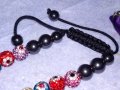 ЛОТ ТРИ ФЕШЪН АРТ ГРИВНИ ХЕНД МЕЙД БИЖУТА с ХЕМАТИТ БЛЕСТЯЩИ КРИСТАЛИ и ДРУГИ 26913, снимка 6