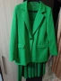 Рокля и сако в зелено, снимка 1