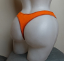 Оранжев тюлен сутиен с прозрачни чашки и бродерии 75А/В размер, снимка 13