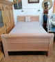 Масивно легло внос от Германия, с размери 120/200 см в комплект с подматрачна рамка и матрак., снимка 3