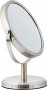Козметично огледало Amazon Basics - Double-sided modern cosmetic mirror, Nikel, снимка 4