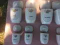 Комплект ретро български порцеланови буркани за съхранение с декор  , снимка 2