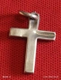 Винтидж сребърен медальон кръст Етно стил ръчна изработка 51925, снимка 8