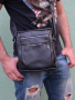 Мъжка чанта от естесвена кожа Vodo, снимка 1 - Чанти - 44670693