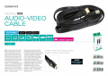 OMEGA HDMI плосък кабел v.1.4, 5м. FLAT CABLE, снимка 2