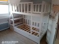 Двуетажно детско легло, снимка 1 - Мебели за детската стая - 35770646