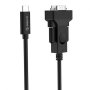 Кабел USB Type C Мъжко към VGA Мъжко 1.80m Orico XC-202-18-BK Cable USB Type C to VGA M/M, снимка 2