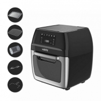 ✨Фритюрник-фурна без мазнина Air Fryer Voltz V51980J, 1700W, 12 литра, 8 програми, Таймер, снимка 4 - Фритюрници - 36368368