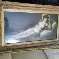 Масло върху платно. Репродукция на картини на Франчески Гоя, снимка 2 - Антикварни и старинни предмети - 39229274