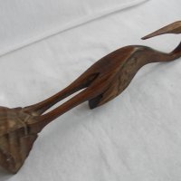 Дърворезба "Дървена Чапла", снимка 7 - Антикварни и старинни предмети - 44211601