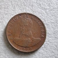 Монети.  Колубия. 1 цент и 2 песо. 1969 и 1979 г . , снимка 5 - Нумизматика и бонистика - 42482529