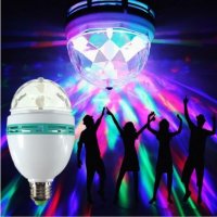 LED КРУШКА LED E27, 3W, С ДИСКО ЕФЕКТ, снимка 2 - Лед осветление - 35771444