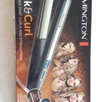 Преса за коса Remington Sleek and Curl, снимка 1 - Преси за коса - 34237229