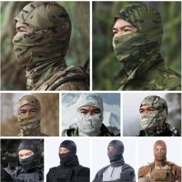 тактическа маска за лица ски сноуборд Airsoft предпазна дишаща, снимка 10 - Други - 37620618