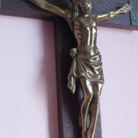 Стар кръст , Исус Христос 50.5х31.5см, снимка 5 - Други ценни предмети - 41394713