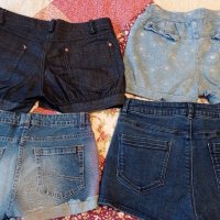 Дънкови къси панталонки, снимка 1 - Детски къси панталони - 41324002