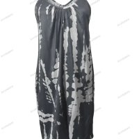 Летен дамски моден гащеризон с тиранти и джобове Tie-dye, 2цвята - 023, снимка 4 - Гащеризони - 41065341