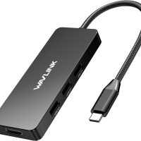 WAVLINK 7-в-1 USB C докинг станция с 4K HDMI, 100W PD, 3x5Gbps USB 3.1, снимка 1 - Кабели и адаптери - 44672072