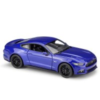 Ford Mustang GT 2015 - мащаб 1:24 на Welly моделът е нов в кутия, снимка 1 - Колекции - 39511785