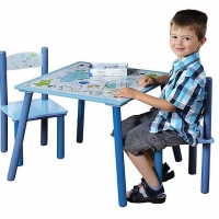 Детски дървени маса с два стола/детска маса и две столчета, снимка 2 - Мебели за детската стая - 36111450